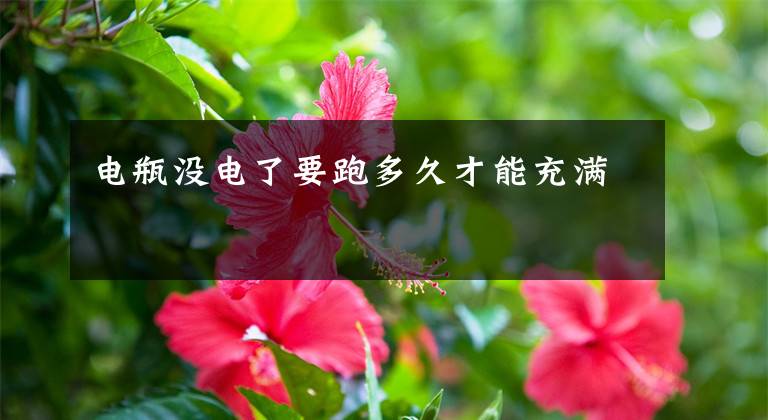 电瓶没电了要跑多久才能充满文章配图