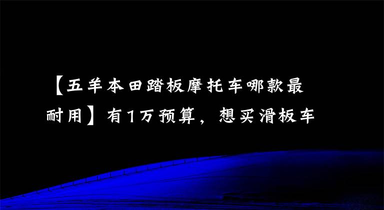 【五羊本田踏板摩托车哪款最耐用】有1万预算，想买滑板车，现在什么牌子比较好？要有点耐久性。