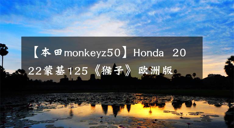 【本田monkeyz50】Honda  2022蒙基125《猴子》欧洲版
