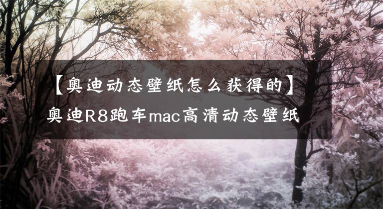 【奥迪动态壁纸怎么获得的】奥迪R8跑车mac高清动态壁纸