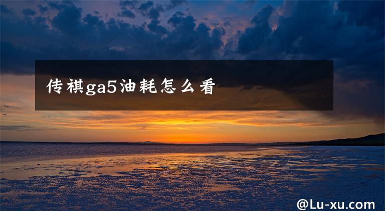 传祺ga5油耗怎么看