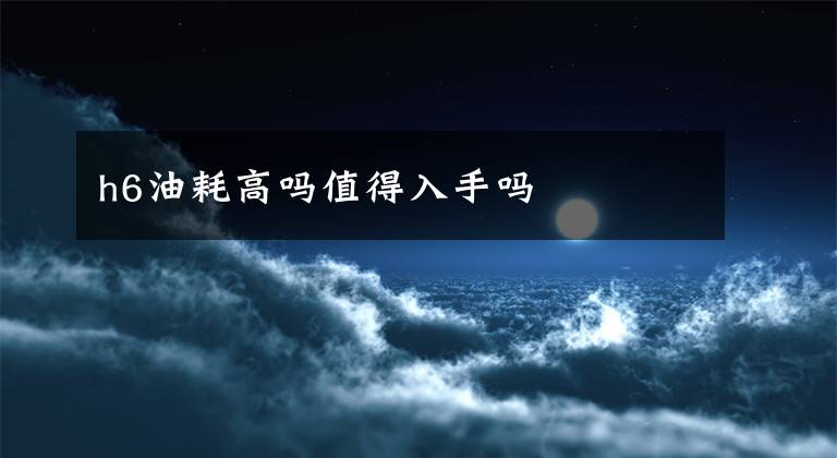 h6油耗高吗值得入手吗文章配图