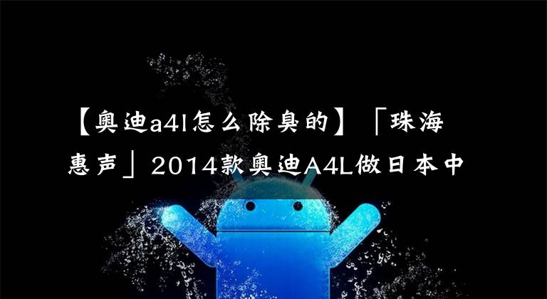 【奥迪a4l怎么除臭的】「珠海惠声」2014款奥迪A4L做日本中道环保隔音，降噪去臭