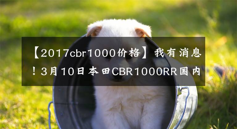 【2017cbr1000价格】我有消息！3月10日本田CBR1000RR国内首发文章配图
