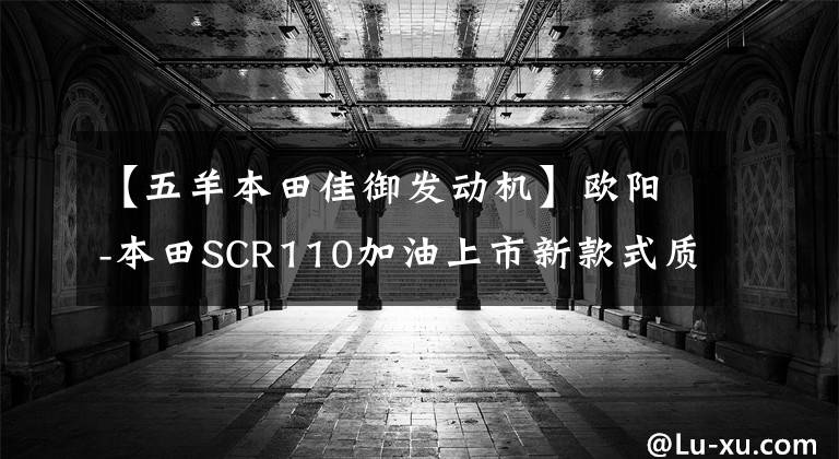 【五羊本田佳御发动机】欧阳-本田SCR110加油上市新款式质感文章配图