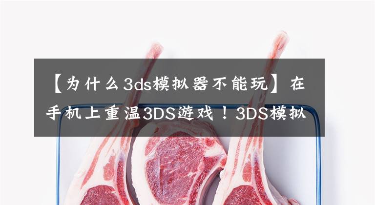 【为什么3ds模拟器不能玩】在手机上重温3DS游戏！3DS模拟器深度教程安卓篇-模拟器系列004