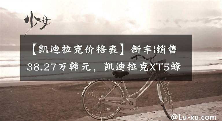 【凯迪拉克价格表】新车|销售38.27万韩元，凯迪拉克XT5蜂鸟版，店铺价格提高1万韩元，增量悬挂可调节。文章配图