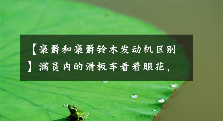 【豪爵和豪爵铃木发动机区别】满员内的滑板车看着眼花，不是太丑，就是太小，所以征求了意见文章配图