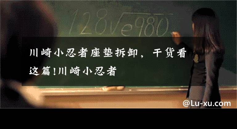 川崎小忍者座垫拆卸，干货看这篇!川崎小忍者文章配图