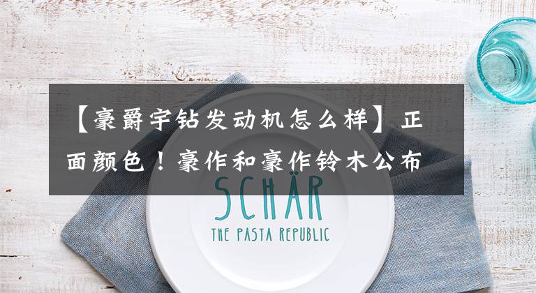 【豪爵宇钻发动机怎么样】正面颜色！豪作和豪作铃木公布了10种新车重量文章配图