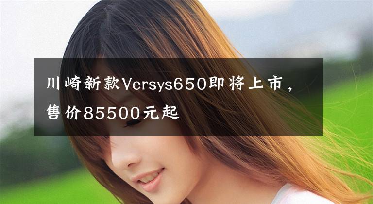 川崎新款Versys650即将上市，售价85500元起