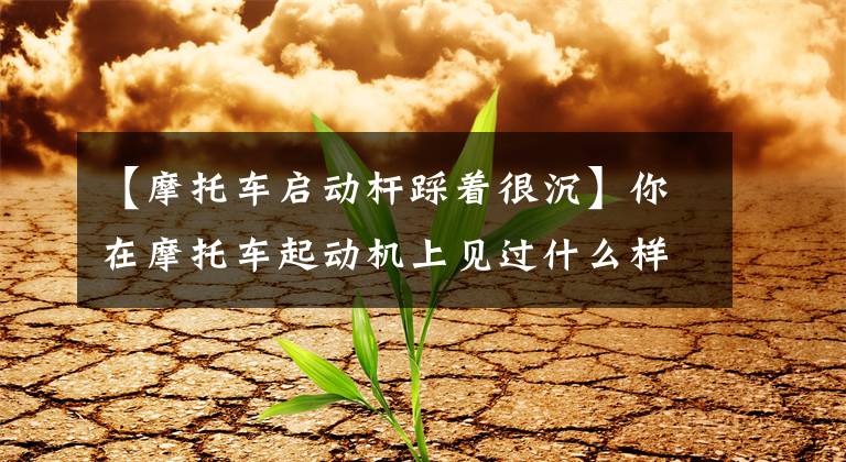 【摩托车启动杆踩着很沉】你在摩托车起动机上见过什么样子？拆开给你看，快来！文章配图