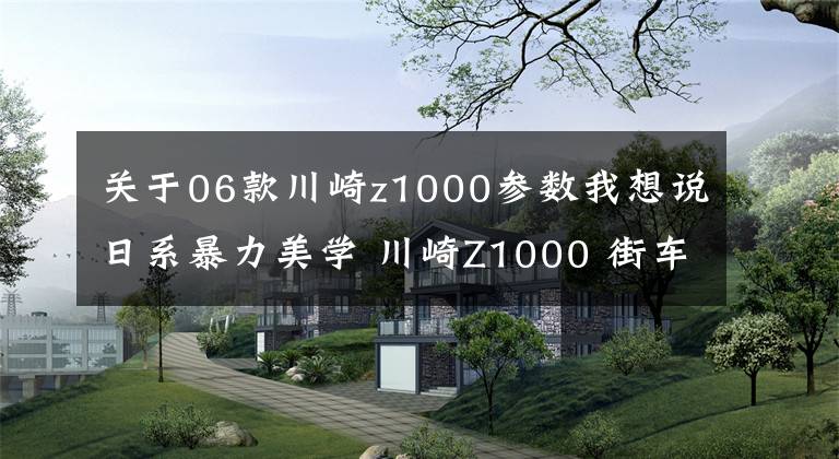 关于06款川崎z1000参数我想说日系暴力美学 川崎Z1000 街车巅峰之作文章配图