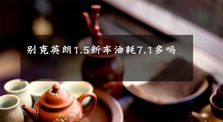别克英朗1.5新车油耗7.1多吗文章配图