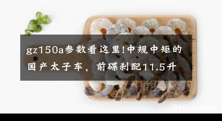gz150a参数看这里!中规中矩的国产太子车，前碟刹配11.5升油箱，最高车速95km/h文章配图