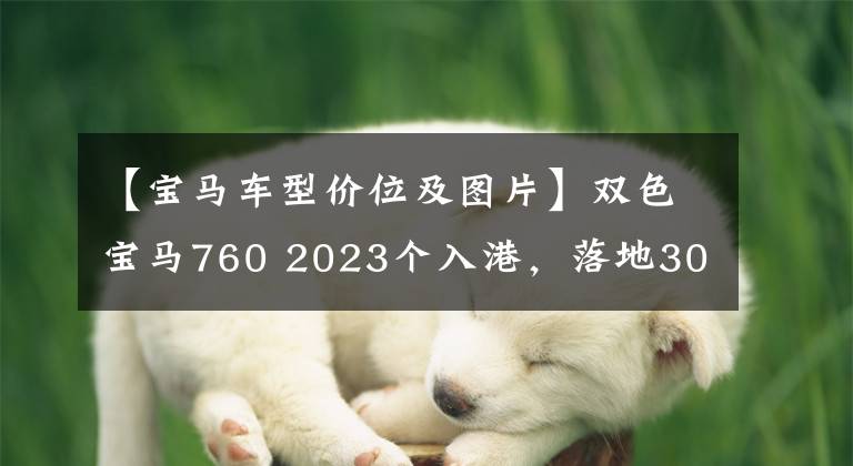 【宝马车型价位及图片】双色宝马760 2023个入港，落地300万韩元，奢华满分