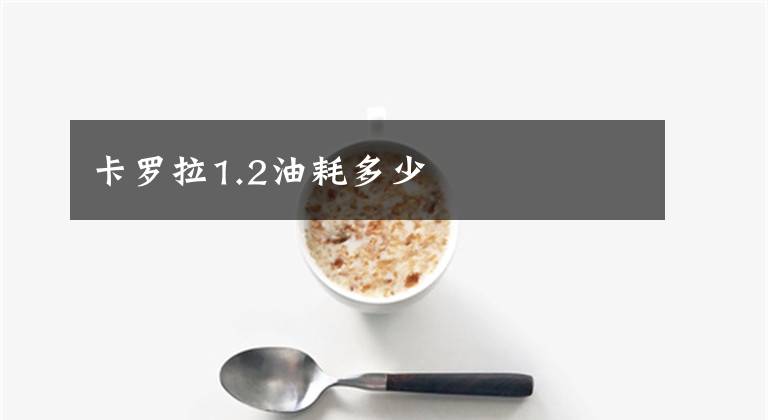 卡罗拉1.2油耗多少文章配图