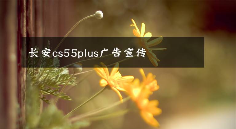 长安cs55plus广告宣传文章配图