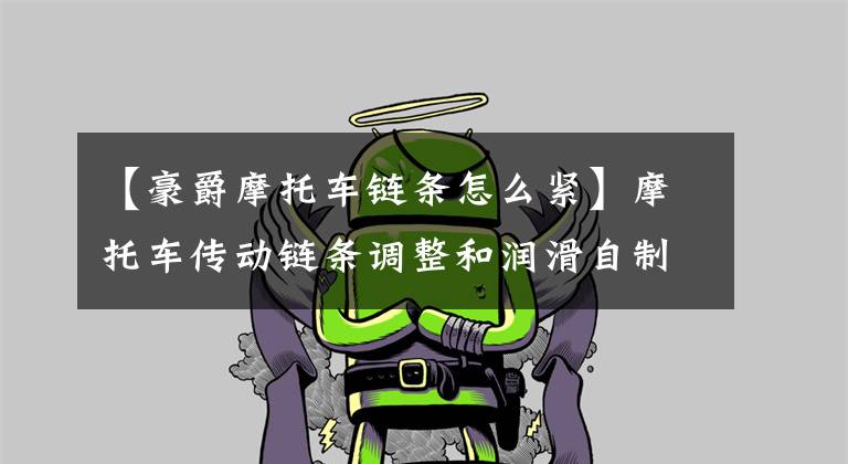 【豪爵摩托车链条怎么紧】摩托车传动链条调整和润滑自制文章配图