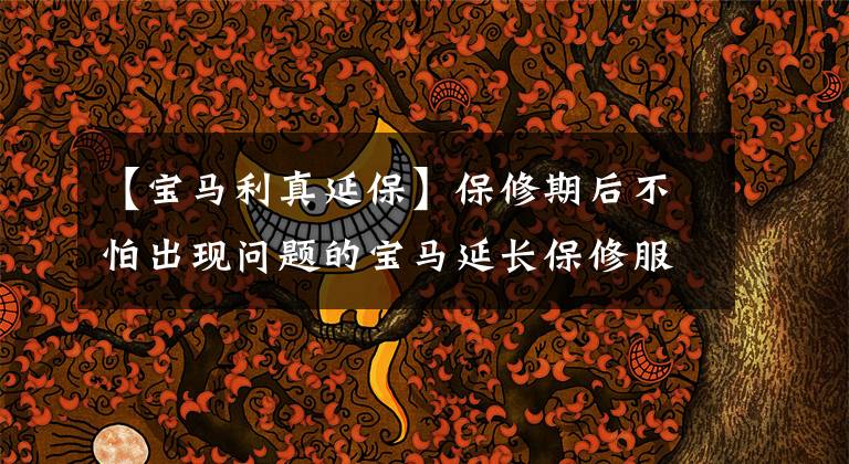 【宝马利真延保】保修期后不怕出现问题的宝马延长保修服务。文章配图