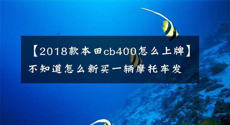 【2018款本田cb400怎么上牌】不知道怎么新买一辆摩托车发牌，看一下文章就知道了。