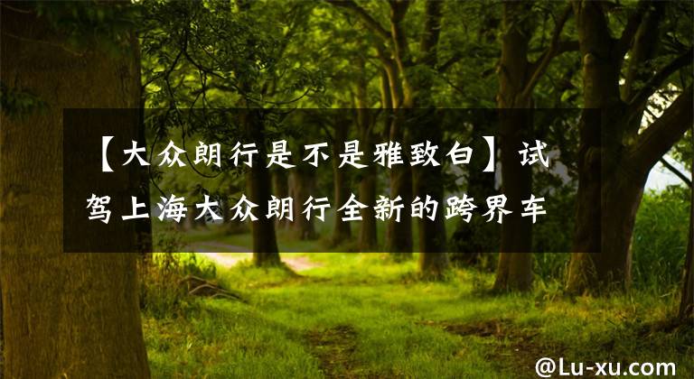 【大众朗行是不是雅致白】试驾上海大众朗行全新的跨界车型文章配图