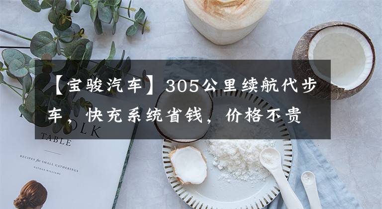 【宝骏汽车】305公里续航代步车，快充系统省钱，价格不贵，拍宝骏E300。文章配图