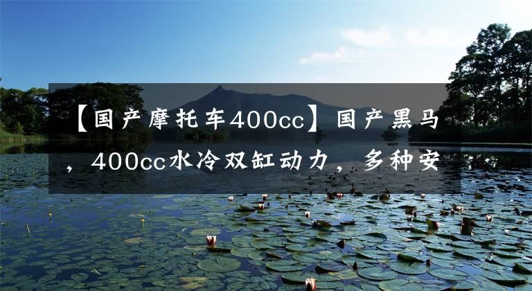 【国产摩托车400cc】国产黑马，400cc水冷双缸动力，多种安全技术配置，售价2.48瓦，请参考。文章配图