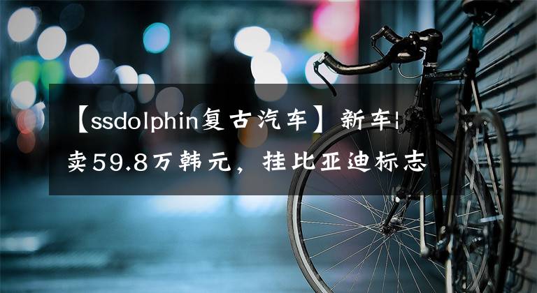 【ssdolphin复古汽车】新车|卖59.8万韩元，挂比亚迪标志牌，暴露松散的机车实车，可以刷卡吗？文章配图