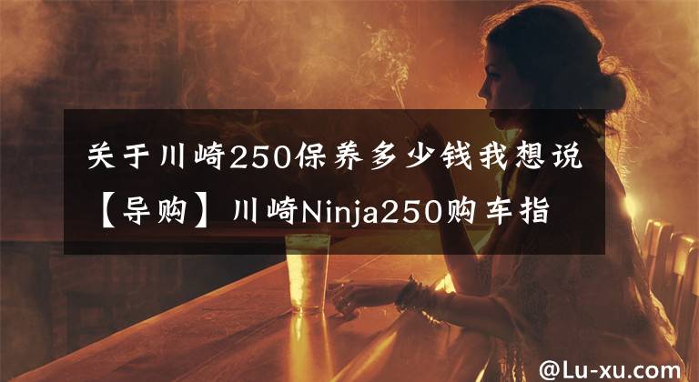 关于川崎250保养多少钱我想说【导购】川崎Ninja250购车指南 ABS更具优势