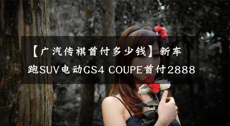 【广汽传祺首付多少钱】新车跑SUV电动GS4 COUPE首付2888例