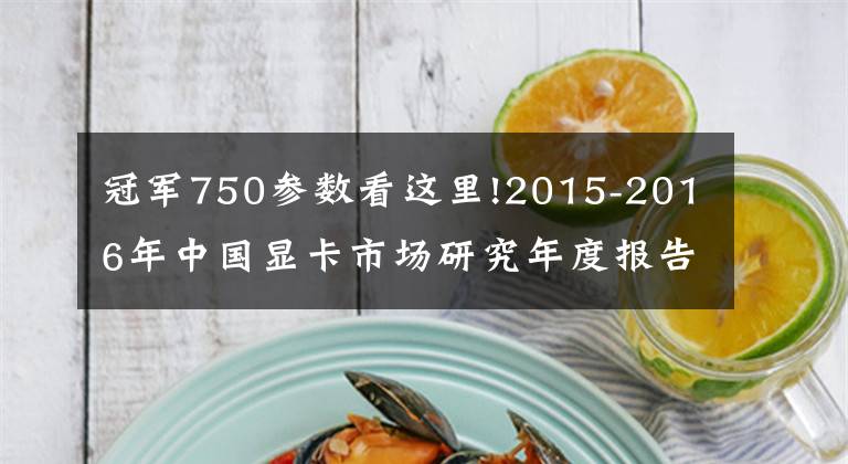 冠军750参数看这里!2015-2016年中国显卡市场研究年度报告