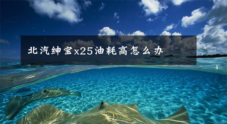 北汽绅宝x25油耗高怎么办文章配图