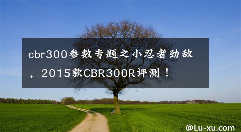 cbr300参数专题之小忍者劲敌，2015款CBR300R评测！