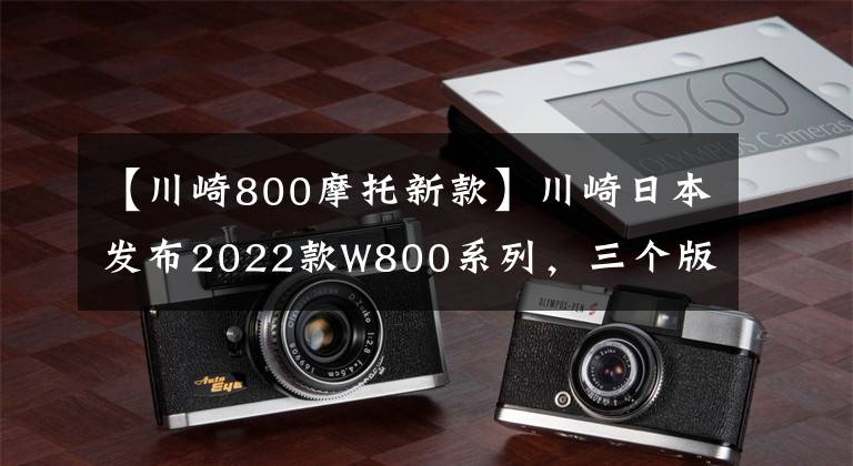 【川崎800摩托新款】川崎日本发布2022款W800系列，三个版本外加特别版Meguro K3
