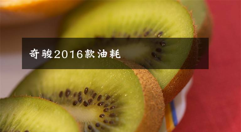 奇骏2016款油耗文章配图
