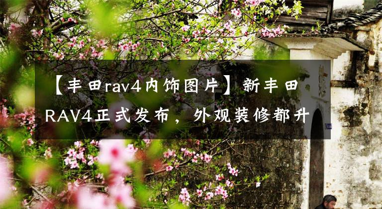 【丰田rav4内饰图片】新丰田RAV4正式发布，外观装修都升级，进入国内市场吗？文章配图