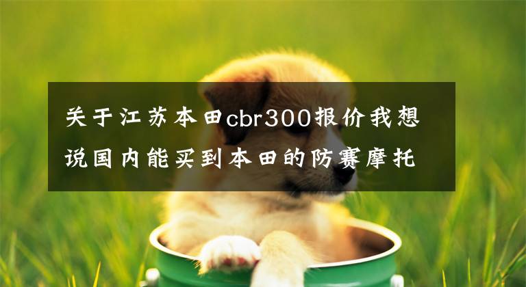 关于江苏本田cbr300报价我想说国内能买到本田的防赛摩托车有哪些推荐？老骑士说了这几款