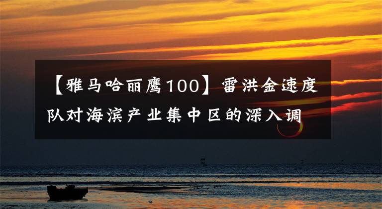 【雅马哈丽鹰100】雷洪金速度队对海滨产业集中区的深入调查