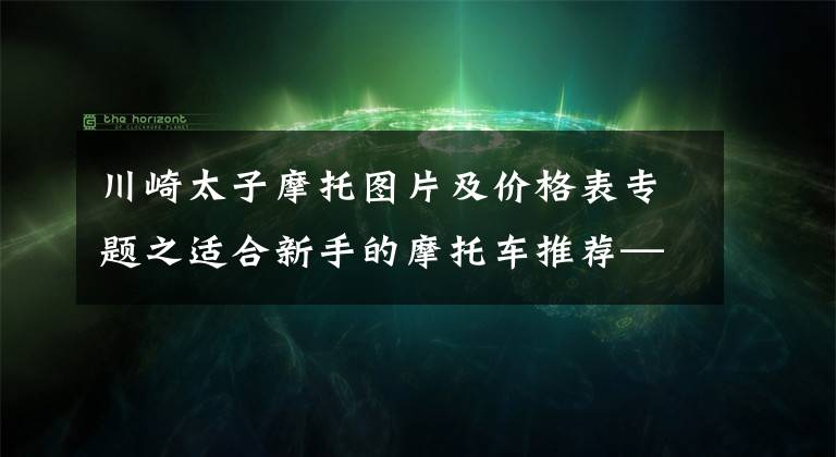 川崎太子摩托图片及价格表专题之适合新手的摩托车推荐——太子篇，价格从万元内到七八万不等