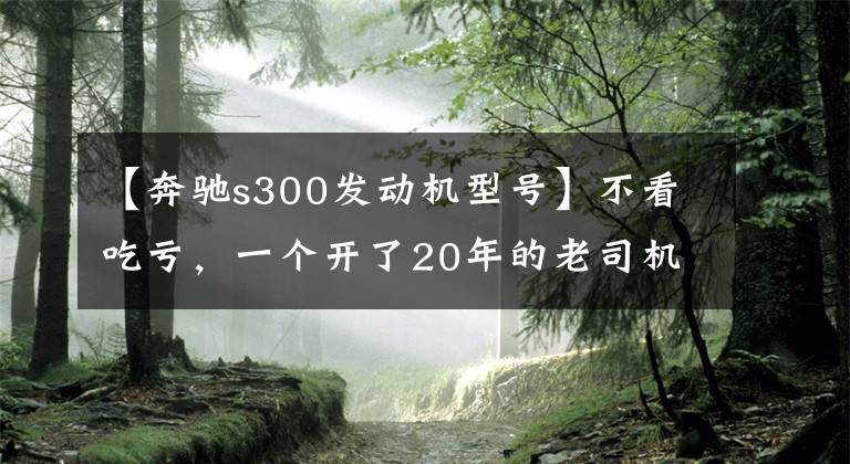 【奔驰s300发动机型号】不看吃亏，一个开了20年的老司机，告诉你各类发动机的不同