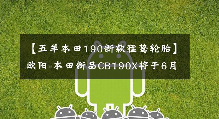 【五羊本田190新款猛鸷轮胎】欧阳-本田新品CB190X将于6月25日正式发布