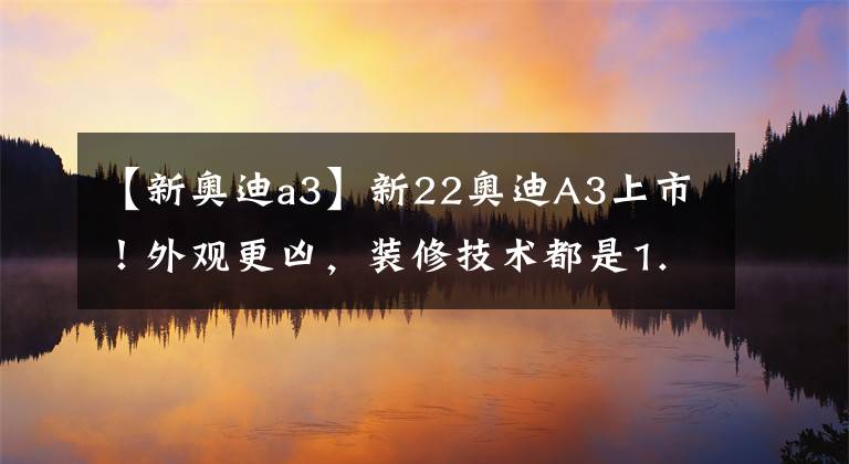【新奥迪a3】新22奥迪A3上市！外观更凶，装修技术都是1.4T发动机文章配图