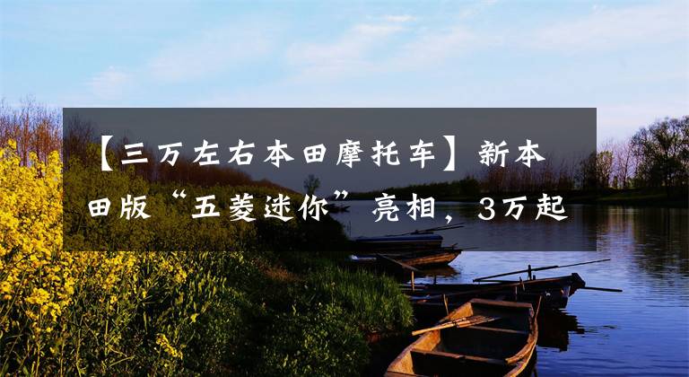 【三万左右本田摩托车】新本田版“五菱迷你”亮相，3万起，外观笨拙，寿命200公里。