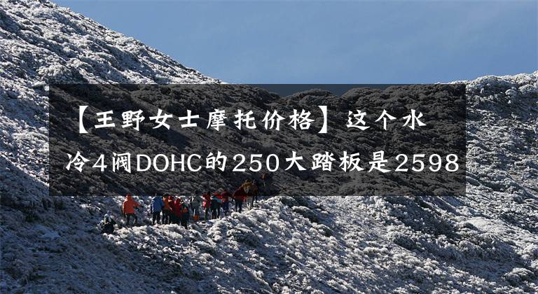 【王野女士摩托价格】这个水冷4阀DOHC的250大踏板是25980。文章配图