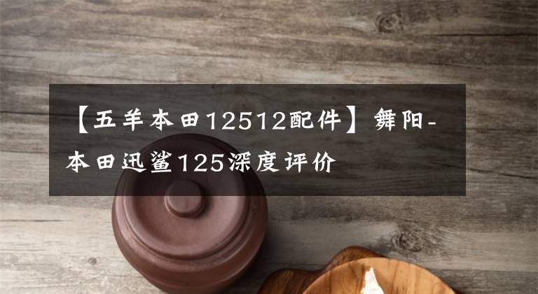 【五羊本田12512配件】舞阳-本田迅鲨125深度评价文章配图