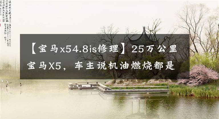 【宝马x54.8is修理】25万公里宝马X5，车主说机油燃烧都是小问题。