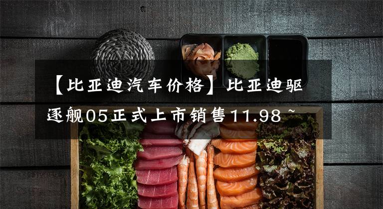 【比亚迪汽车价格】比亚迪驱逐舰05正式上市销售11.98 ~ 15.58万韩元文章配图