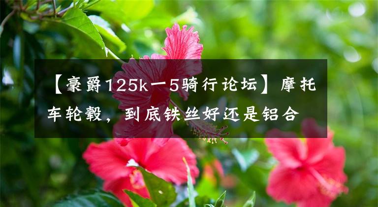 【豪爵125k一5骑行论坛】摩托车轮毂，到底铁丝好还是铝合金好？文章配图