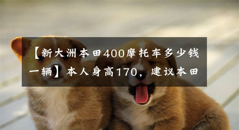 【新大洲本田400摩托车多少钱一辆】本人身高170，建议本田150~400cc，可以在Komoution上装行李的钓鱼机车。